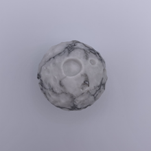 Load image into Gallery viewer, Howlite Moon Carving
