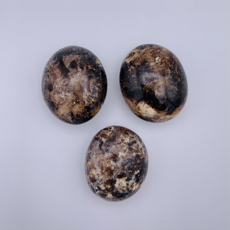Black Opal (Small) Palm Stone