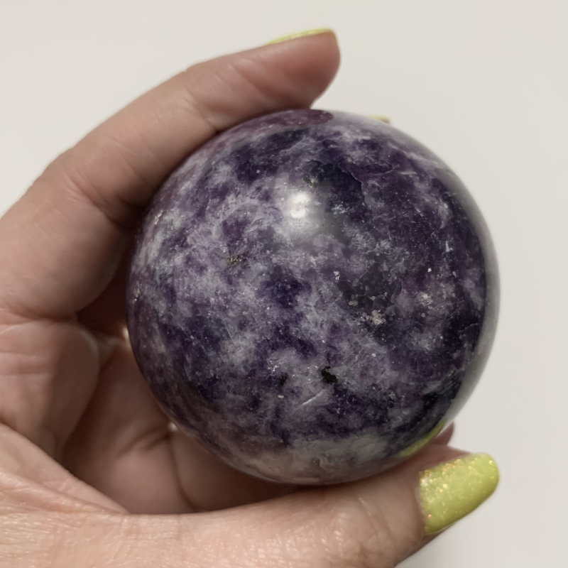 Lepidolite Sphere 3
